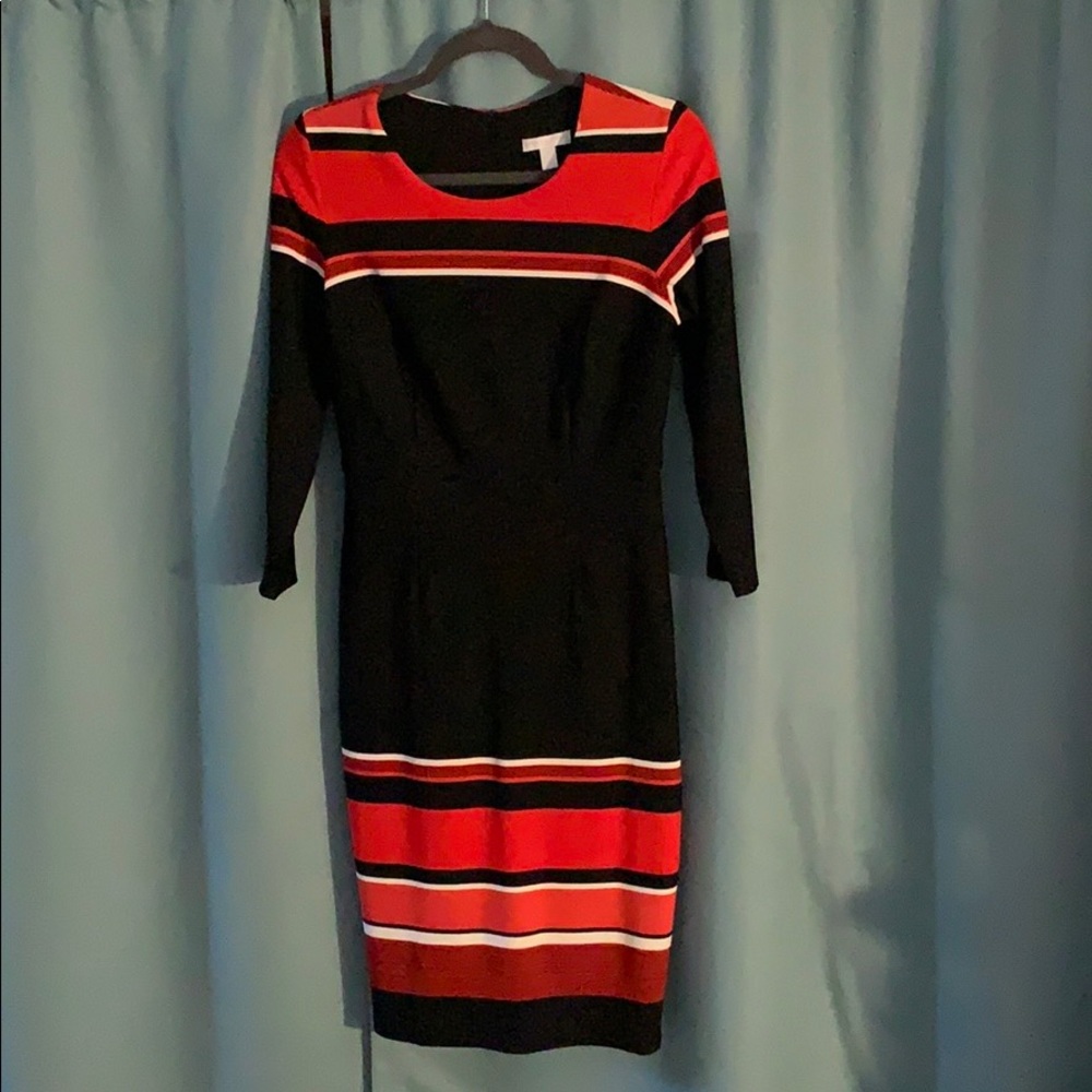 NY&CO multi strip dress